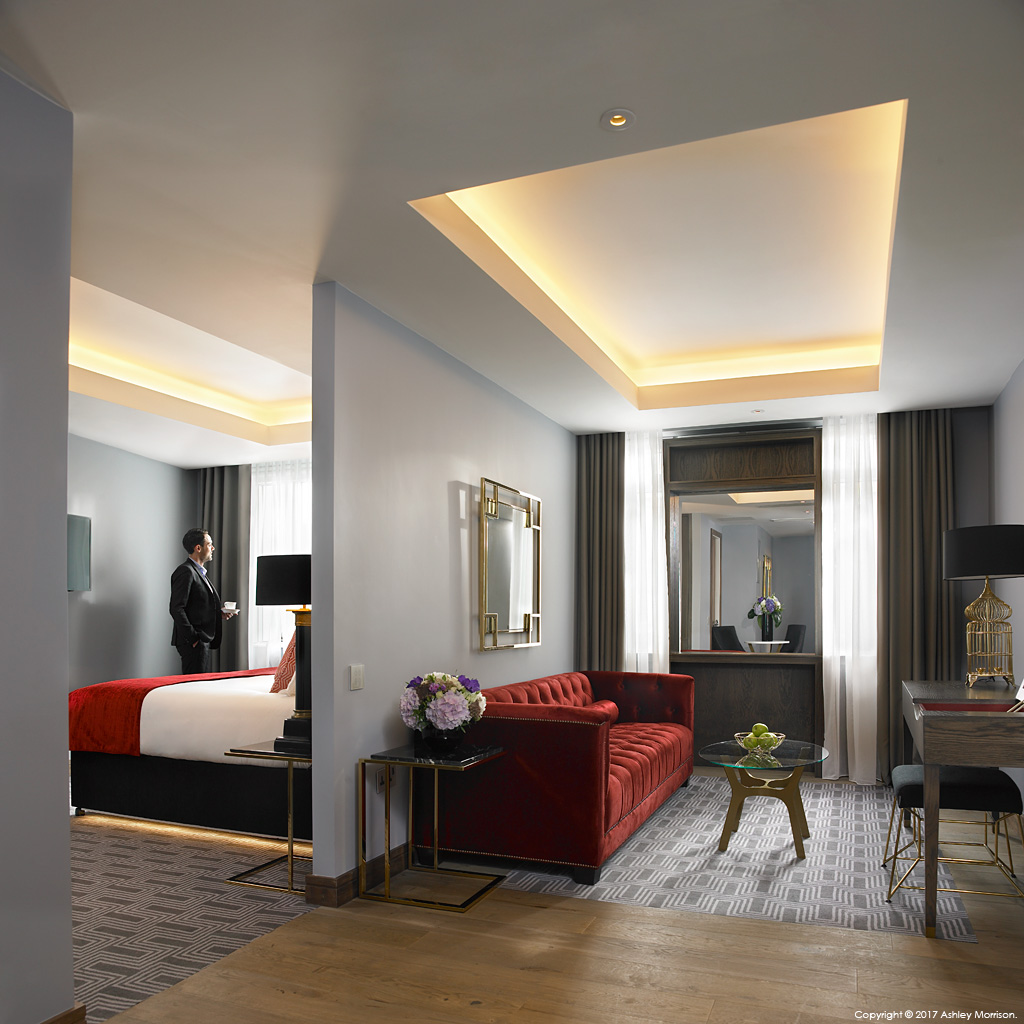 The Experience suite at the Dylan Hotel in Dublin.