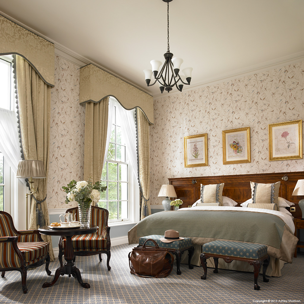Liffey Deluxe bedroom at the Kildare Hotel Spa & Golf Club near Straffan in County Kildare.