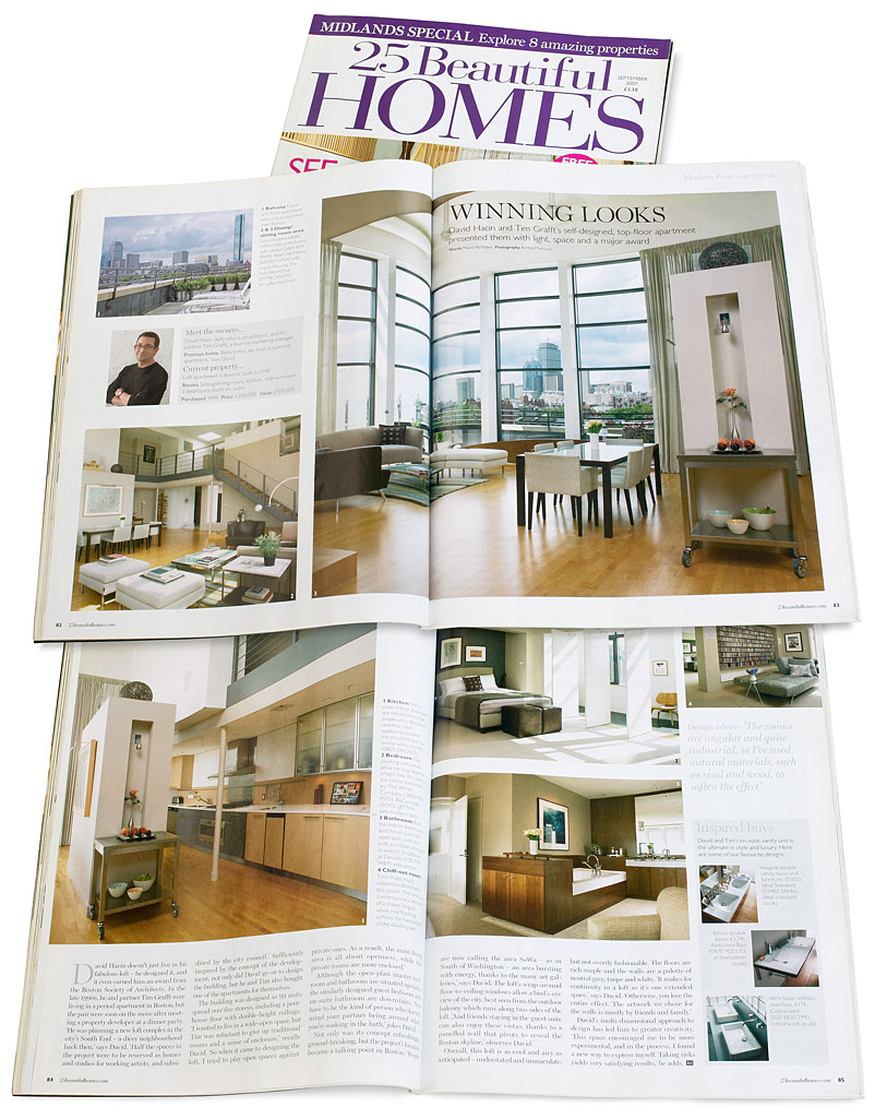 Pages 82 to 85 in the September 2007 issue of 25 Beautiful Homes magazine.