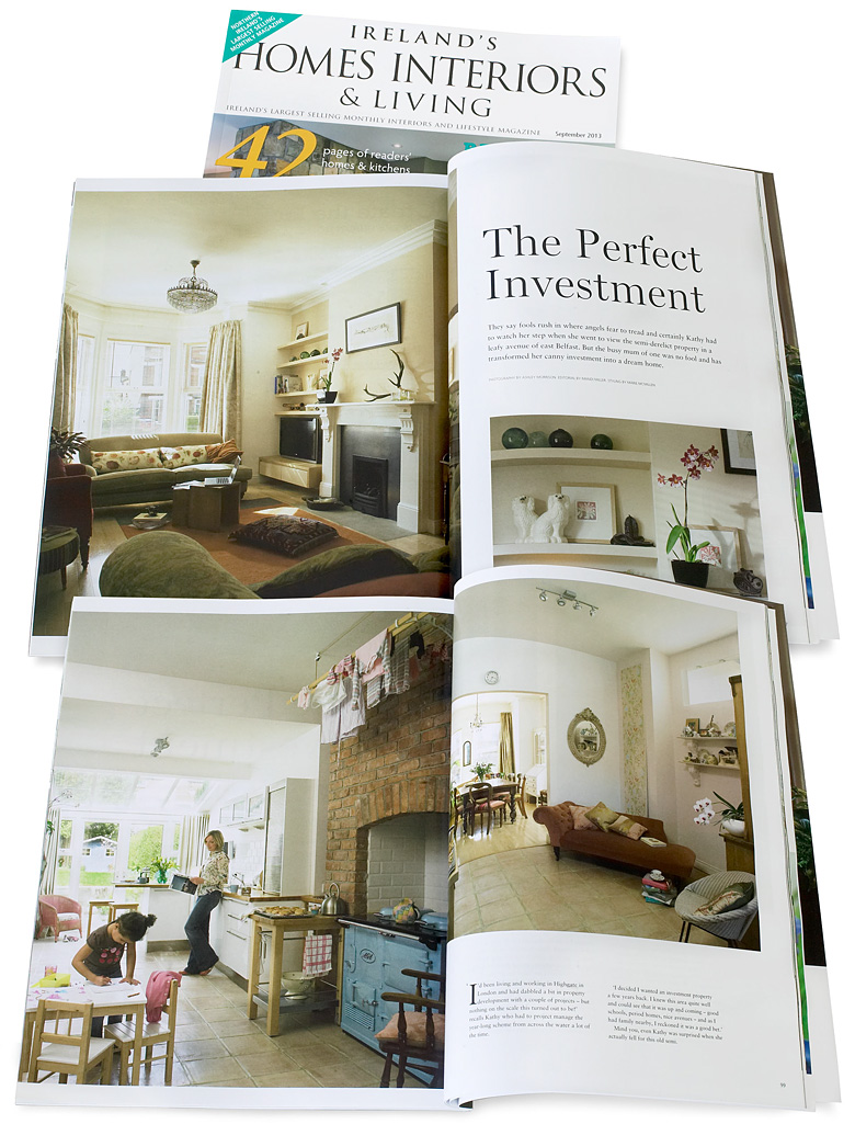 Pages 96 to 106 in the September 2013 issue of Ireland's Homes Interiors & Living magazine