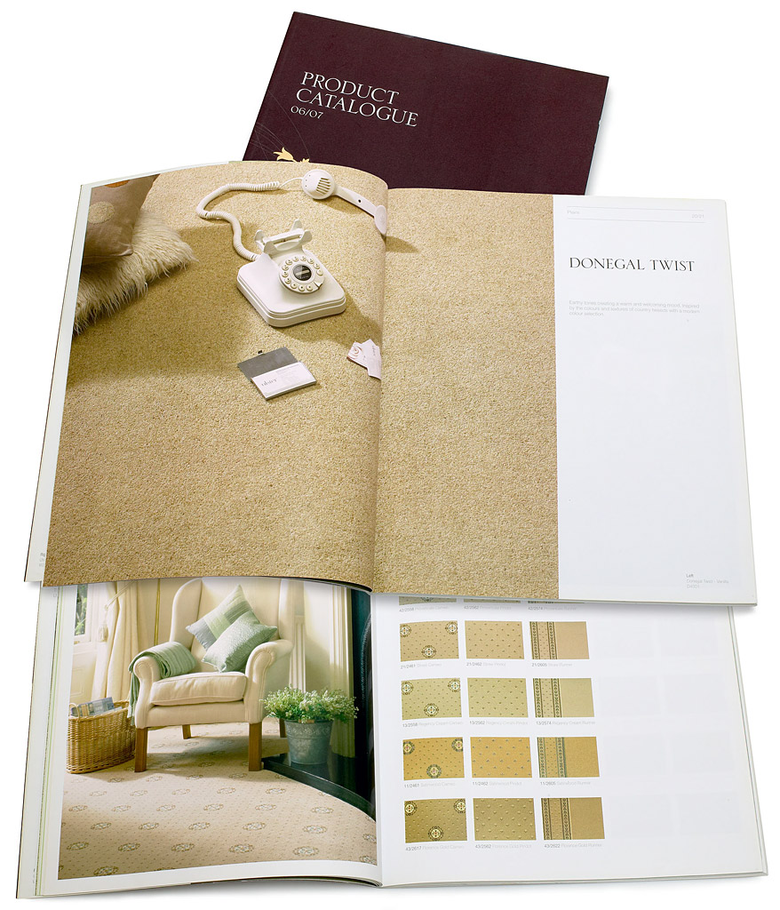 Ulster Carpets product catalogue.