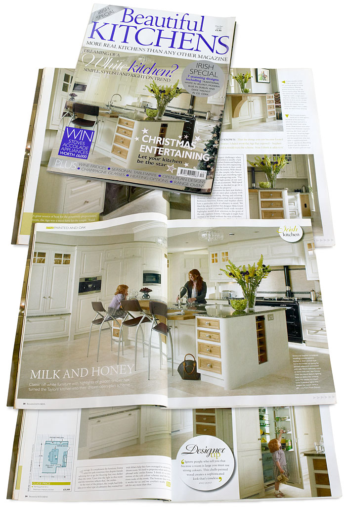 (For exclusive use for IPC Media to use these images for:- Media use: Cover plus editorial feature in Beautiful Kitchens magazine. Period of use: 90 days from 1st publication date. Territory of use: UK & Ireland only. Licence fee based on the above information... as that's what determined the value to them.)