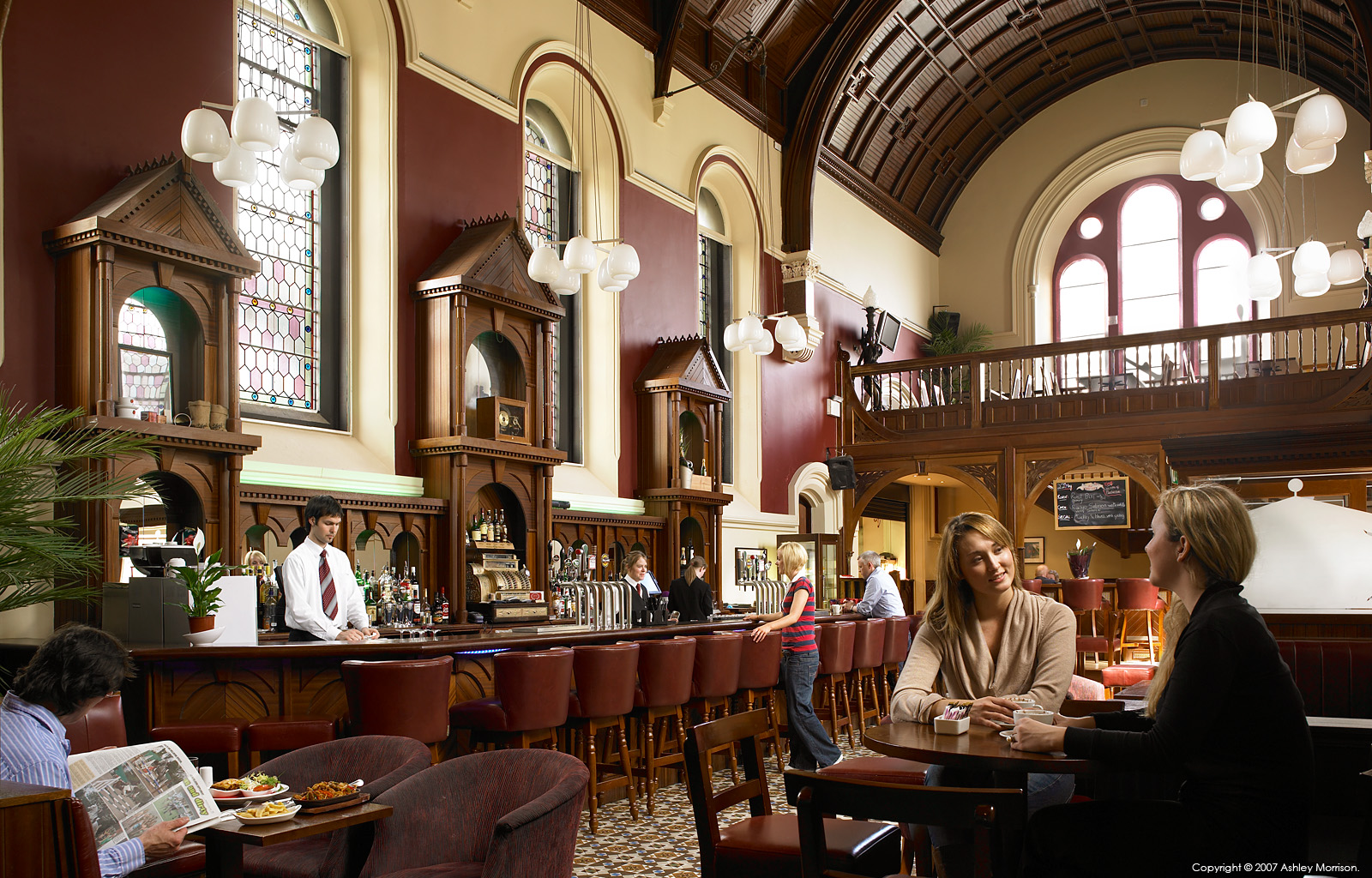In the Chapel bar at the Carlton Abbey Hotel in Athy.
