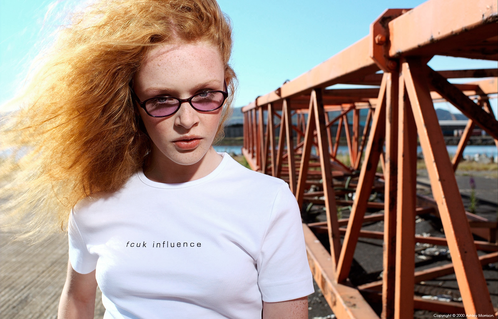 The 'fcuk influence' image which was produce for an First Trust Bank's advertising campaign directed at students.