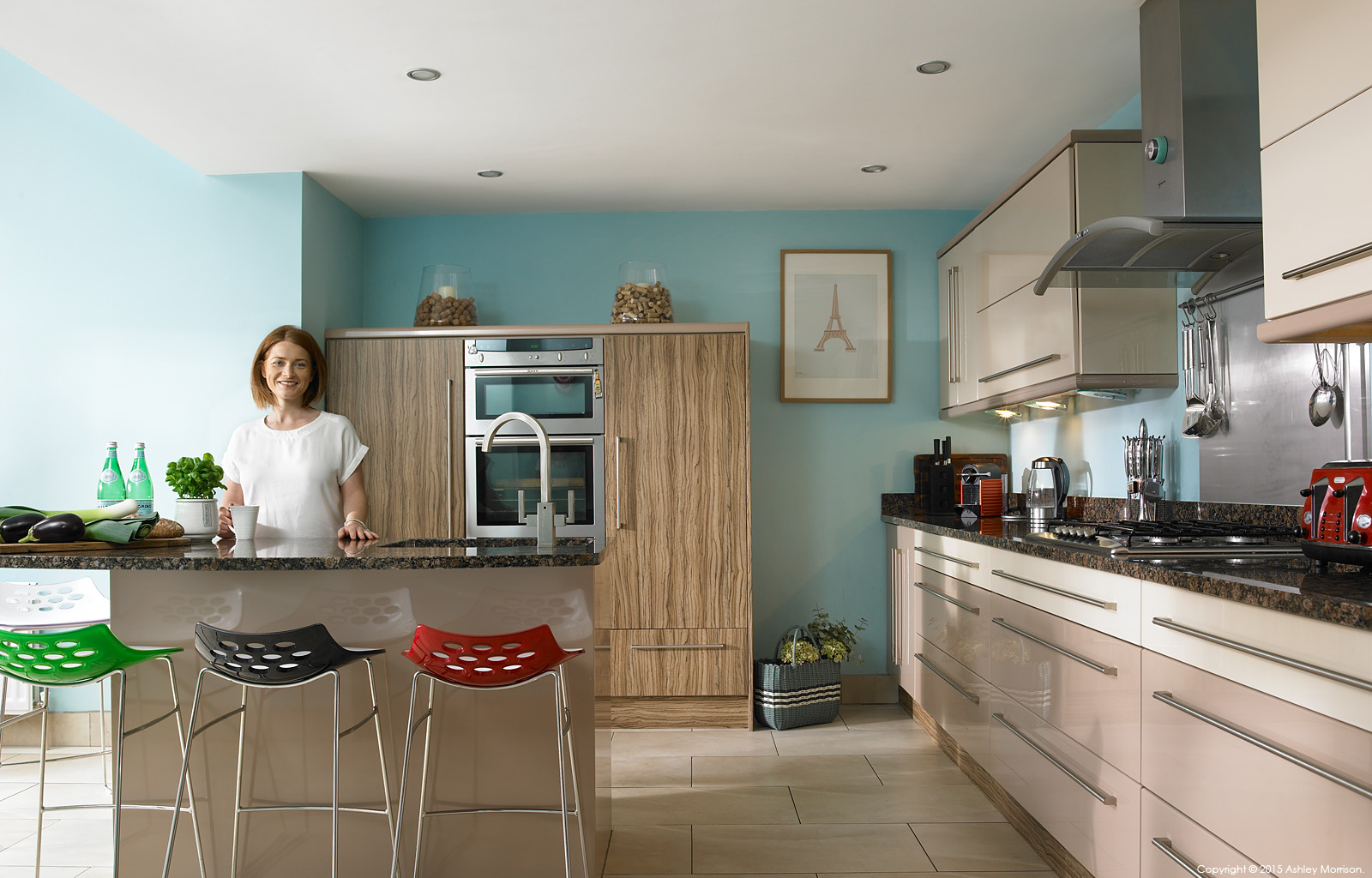 Lisa McCann in the kitchen of her detached house located in the Rosetta area of Belfast
