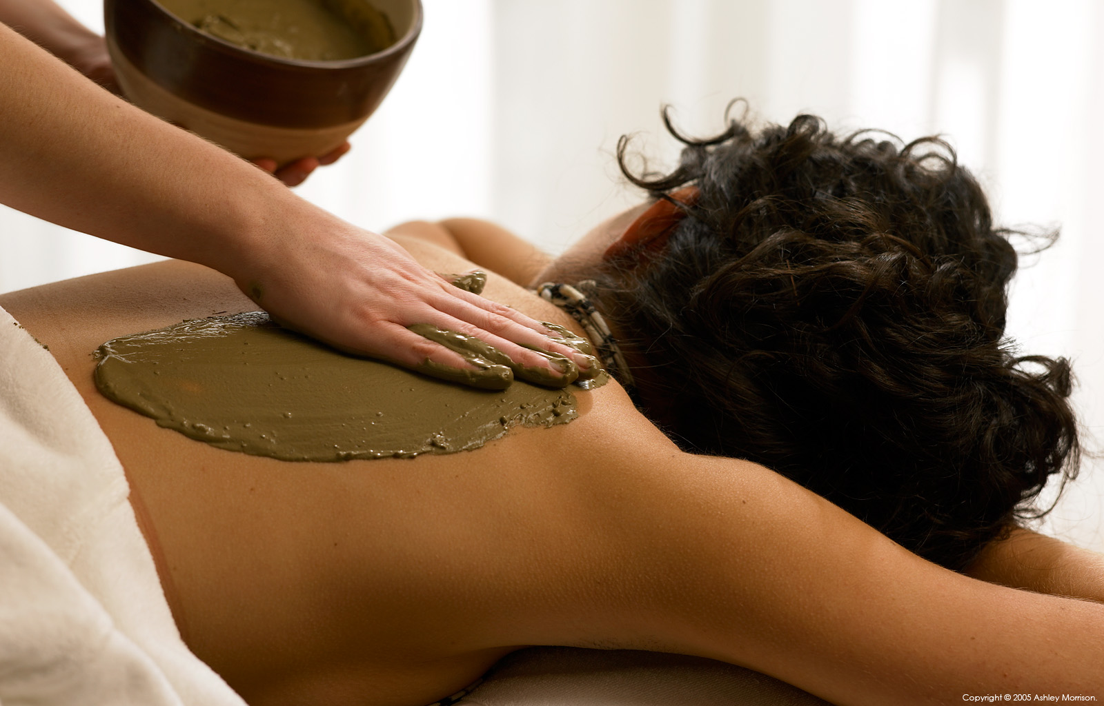 In the spa at the Redcastle Hotel near the town of Moville on the Inishowen Peninsula of County Donegal by Ashley Morrison.