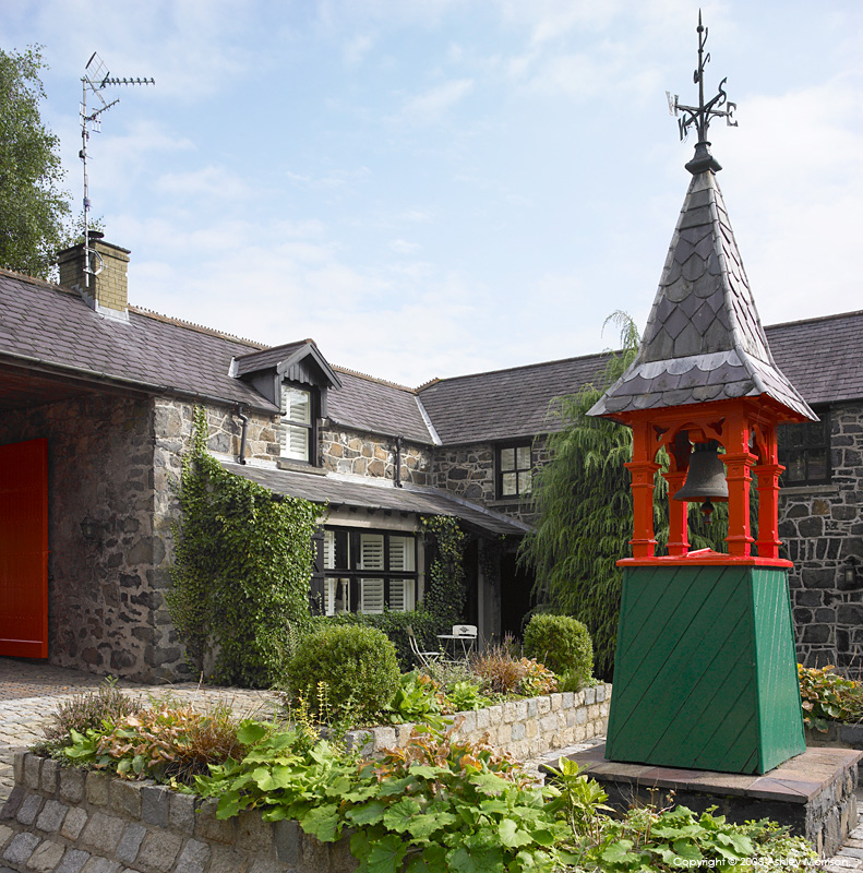 Yolanda and Trevor Cubitt's 19th-century cottage in a courtyard mews which was once the stable yard of a country estate near the town of Ballymena in County Antrim.