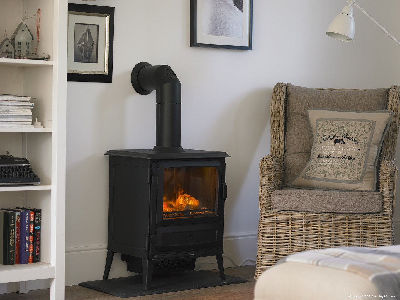 The first picture taken to see the final image that was created of the