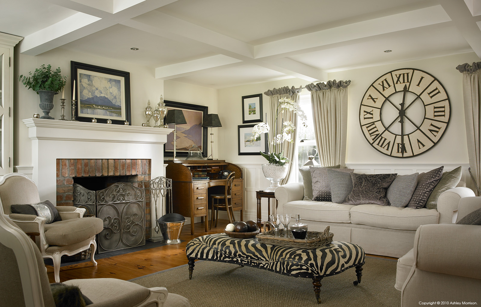 The sitting room in Sharon and Graeme Cleland's new-build house near Portstewart in County Londonderry.