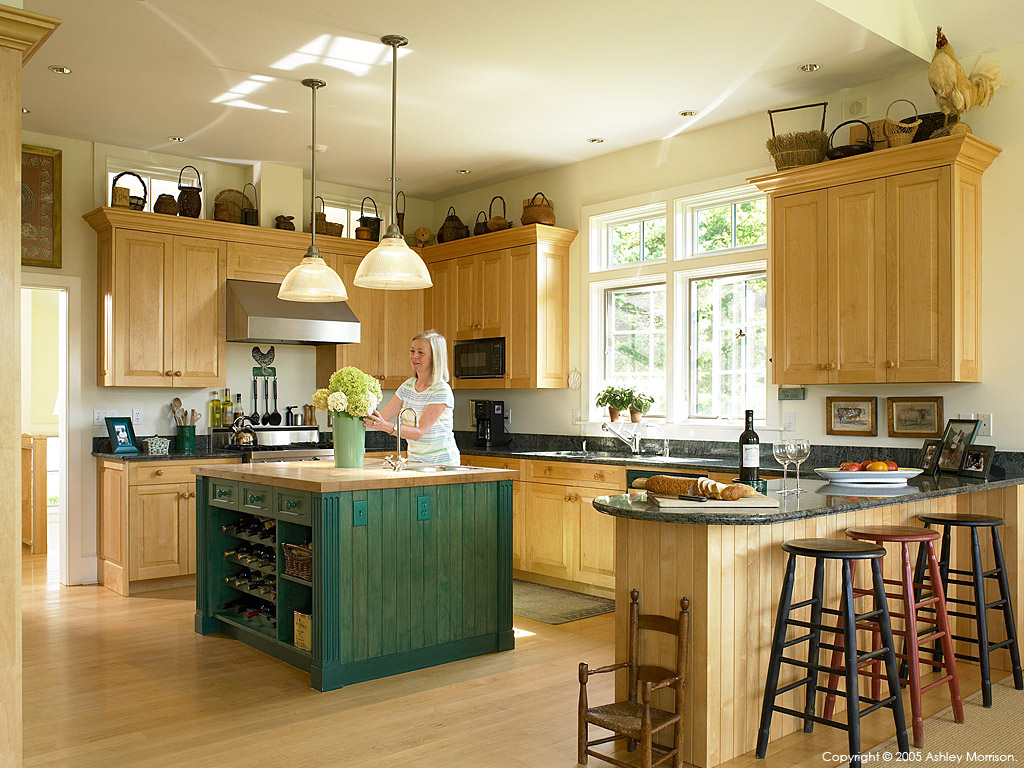 Barbara Leswing in the kitchen of her Hidden Valley Farm in Vermont.