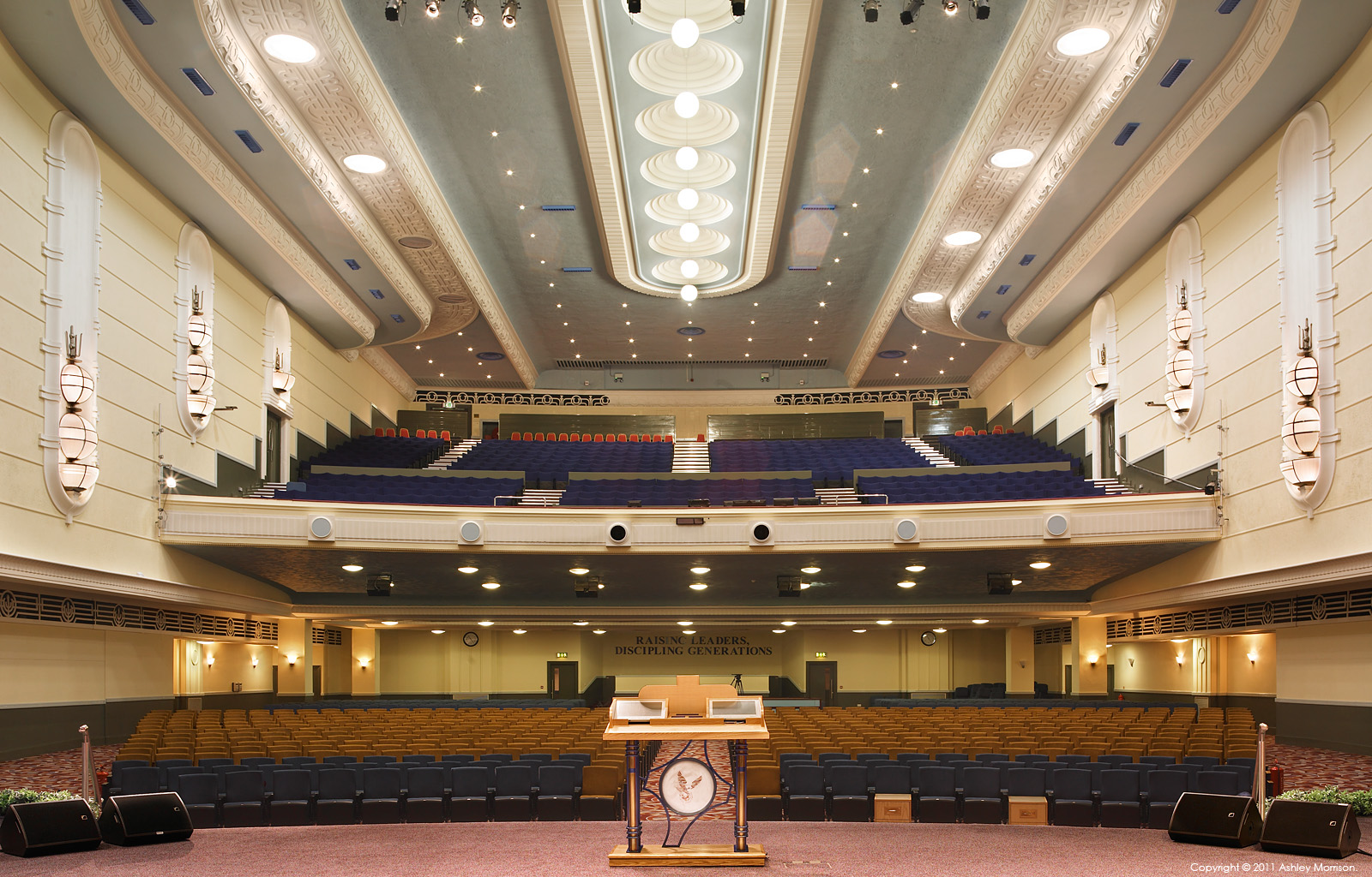 The auditorium at the Dominion Centre, formerly known as Edmonton
