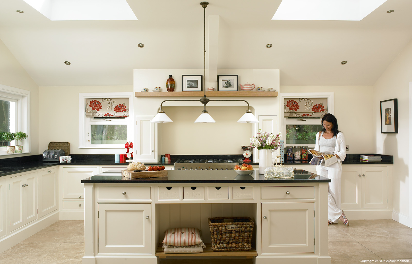 Racheal Steinmetz in the kitchen of her 1900s fishman's cottage in County Down by Ashley Morrison and Marie McMillen.