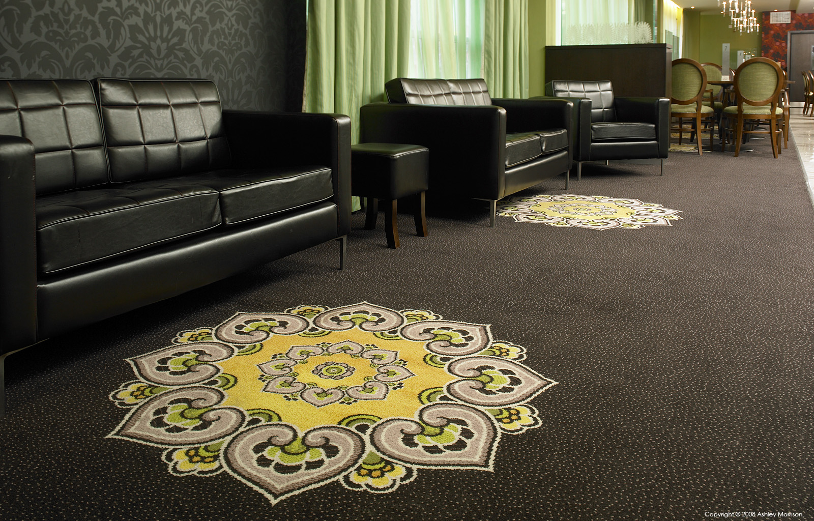 Hotel carpet by Ulster Carpet.