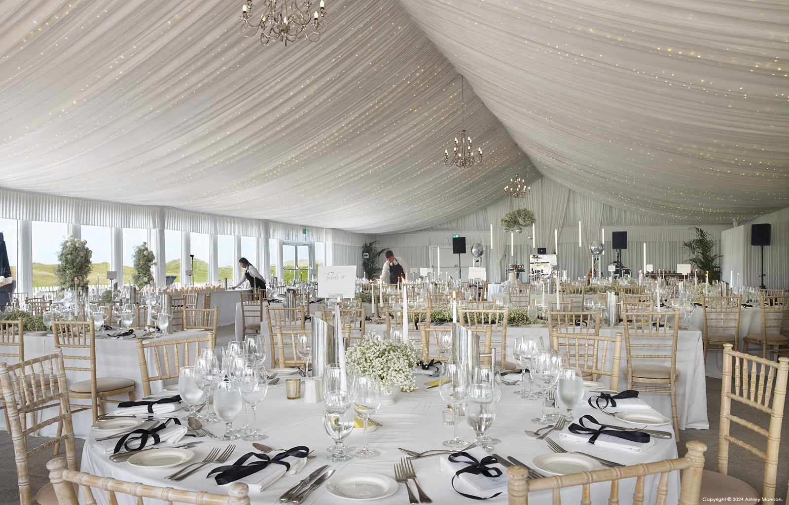 The Marquee at the Trump International Hotel near the village of Doonbeg in the Irish County of Clare.