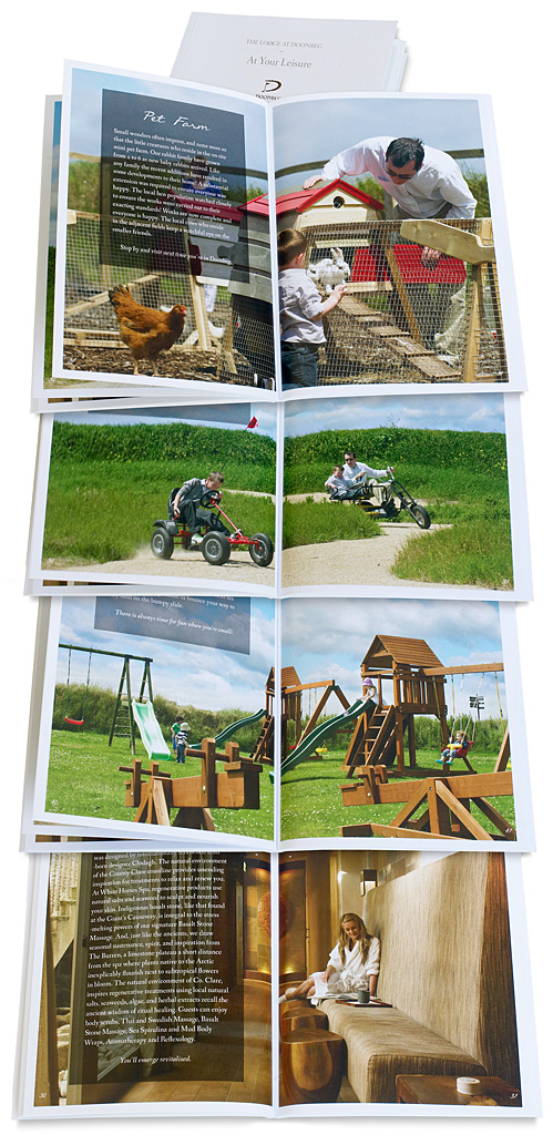 The Lodge at Doonbeg "At Your Leisure" brochure.