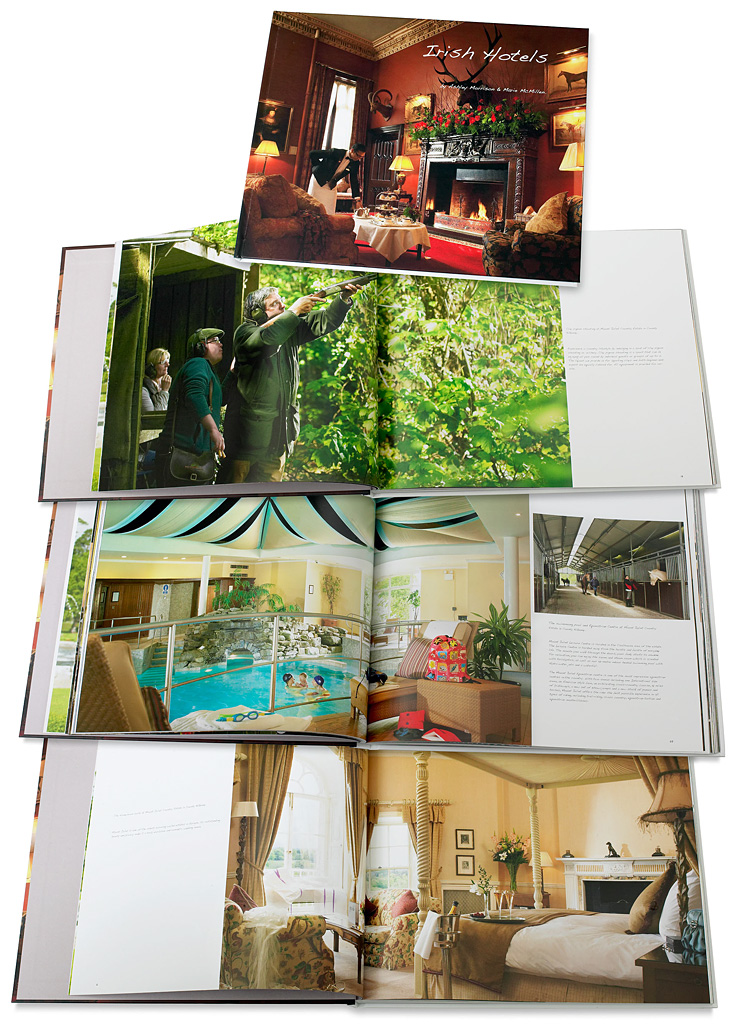 Book called Irish Hotels by Ashley Morrison & Marie McMillen.